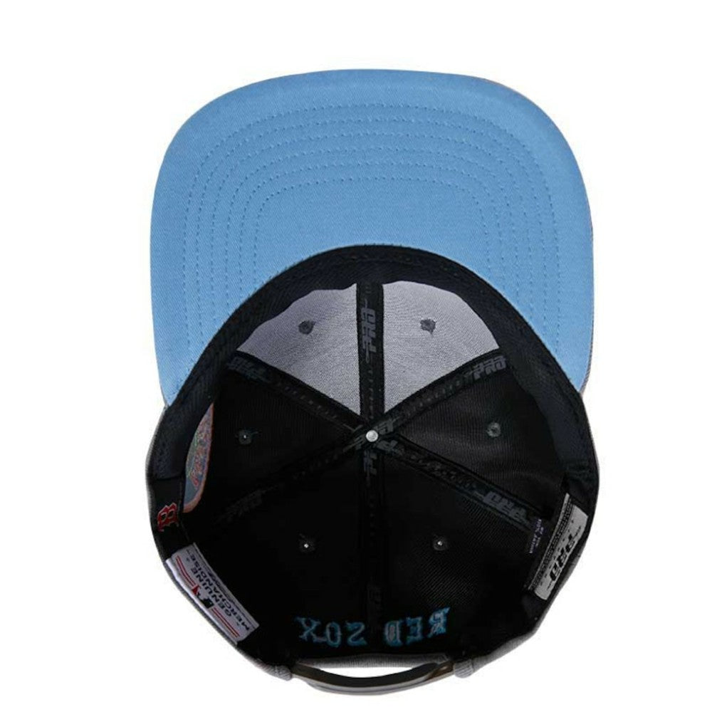 Boston Red Sox Pro Standard Washed Neon Snapback Hat - Gray