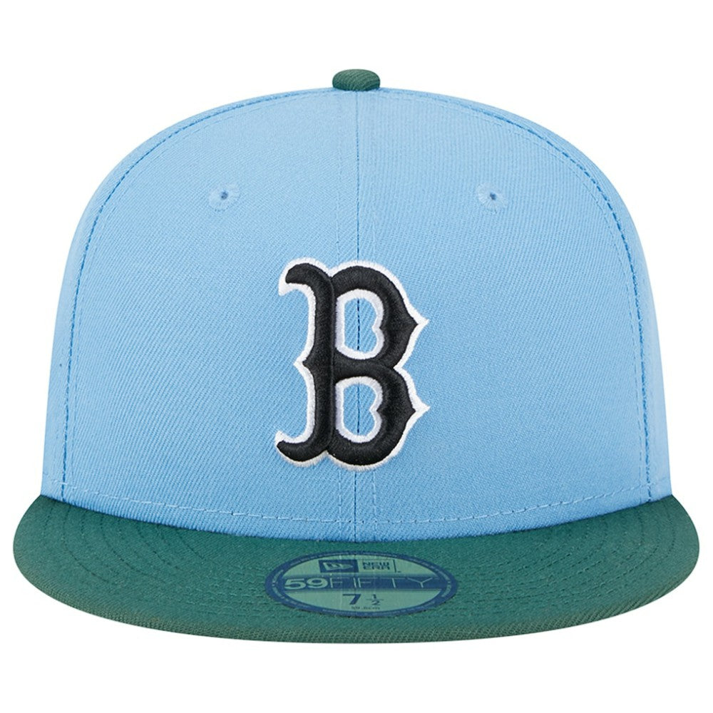 Boston Red Sox 2007 World Series 59FIFTY Fitted Hat - Sky Blue/Cilantro | New Era