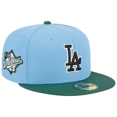 Los Angeles Dodgers 1988 World Series 59FIFTY Fitted Hat - Sky Blue/Cilantro | New Era