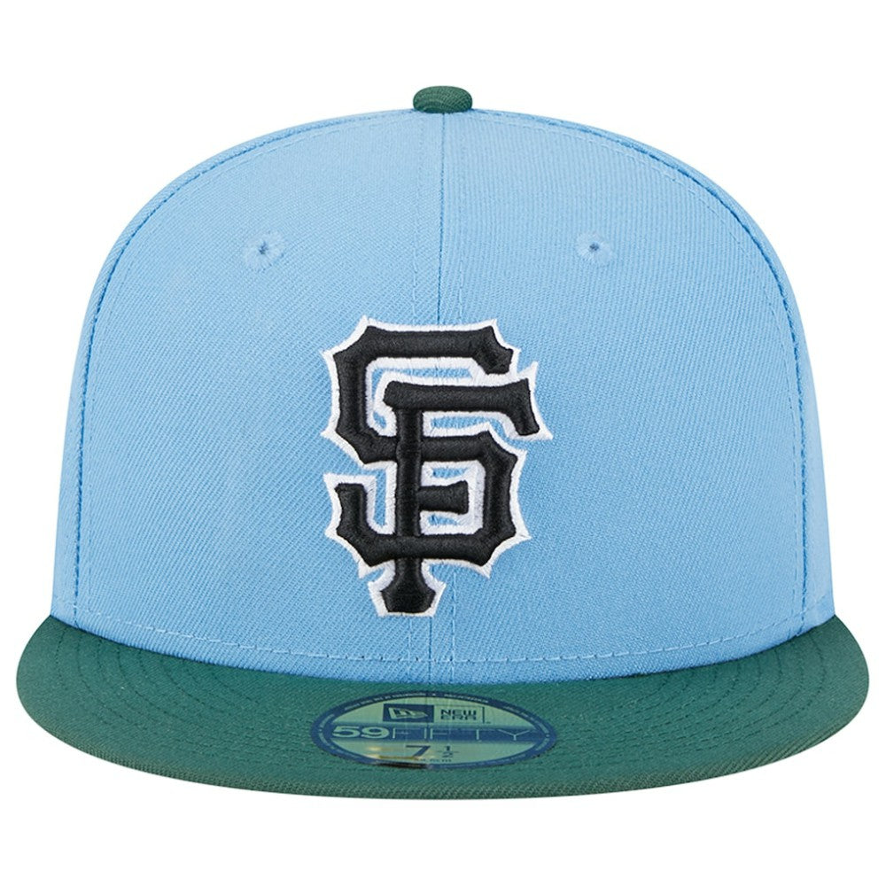 San Francisco Giants 2002 World Series 59FIFTY Fitted Hat - Sky Blue/Cilantro | New Era