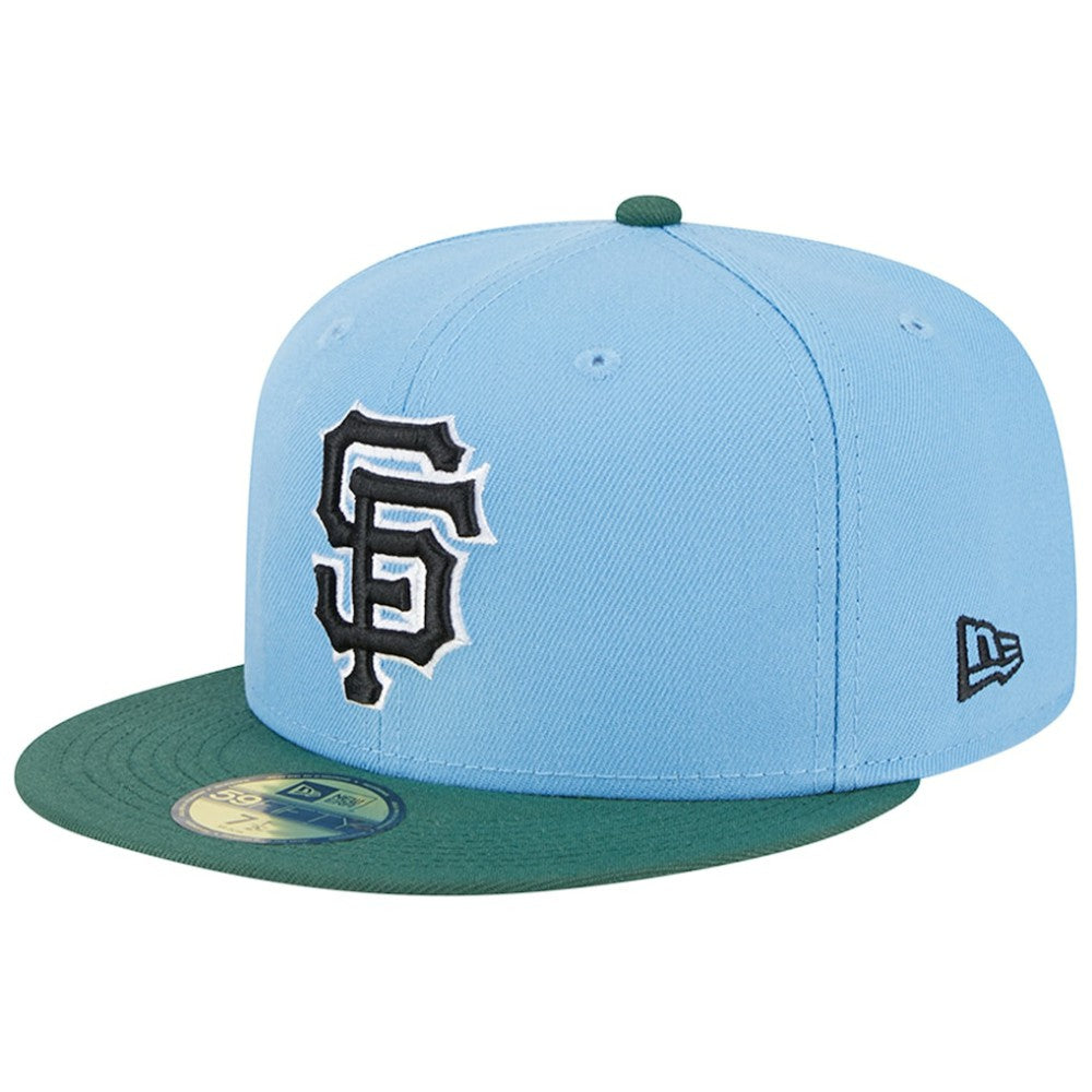 San Francisco Giants 2002 World Series 59FIFTY Fitted Hat - Sky Blue/Cilantro | New Era