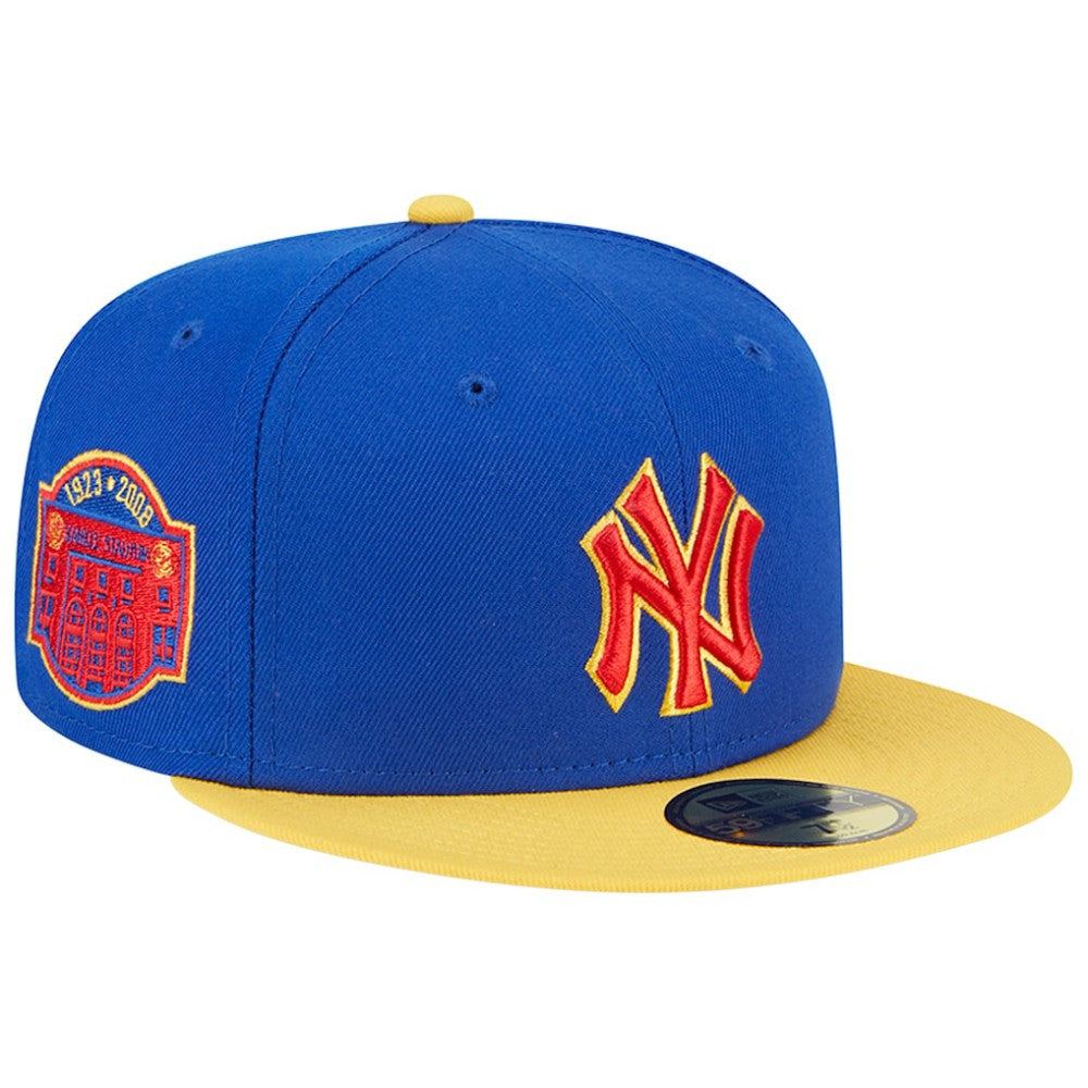 New York Yankees Empire 59FIFTY Fitted Hat - Royal/Yellow | New Era