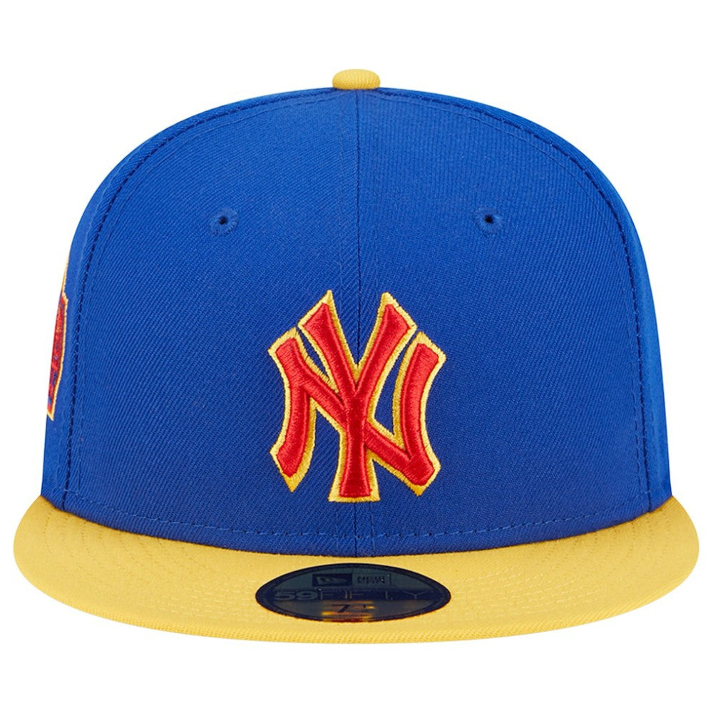 New York Yankees Empire 59FIFTY Fitted Hat - Royal/Yellow | New Era