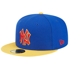 New York Yankees Empire 59FIFTY Fitted Hat - Royal/Yellow | New Era