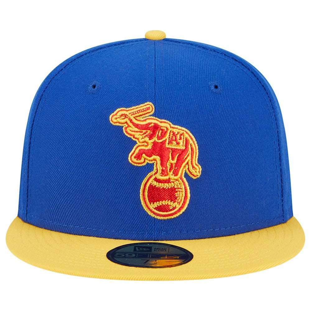 Athletics Empire 59FIFTY Fitted Hat - Royal/Yellow | New Era