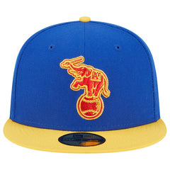 Athletics Empire 59FIFTY Fitted Hat - Royal/Yellow | New Era