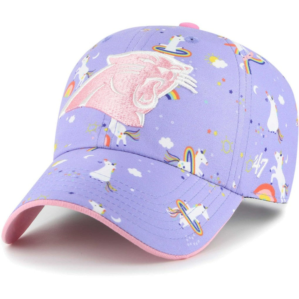 NFL Carolina Panthers '47 Girls Preschool Unicorn Clean Up Adjustable Hat