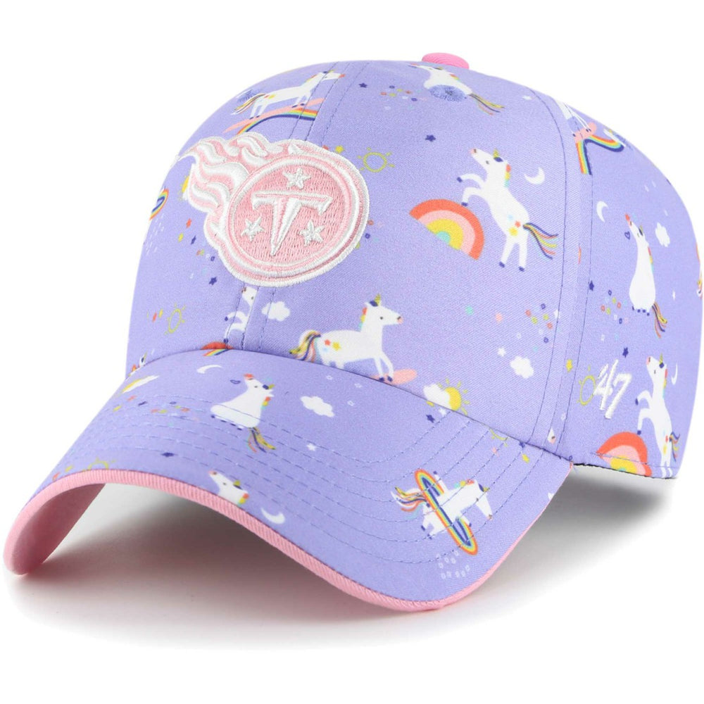 NFL Tennessee Titans '47 Girls Preschool Unicorn Clean Up Adjustable Hat