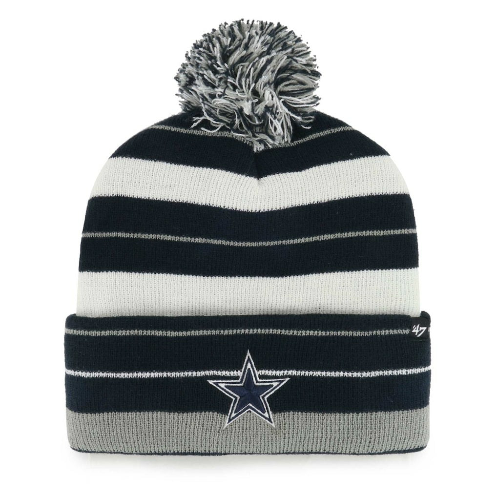 NFL Dallas Cowboys '47 Powerline Cuffed Knit Hat with Pom