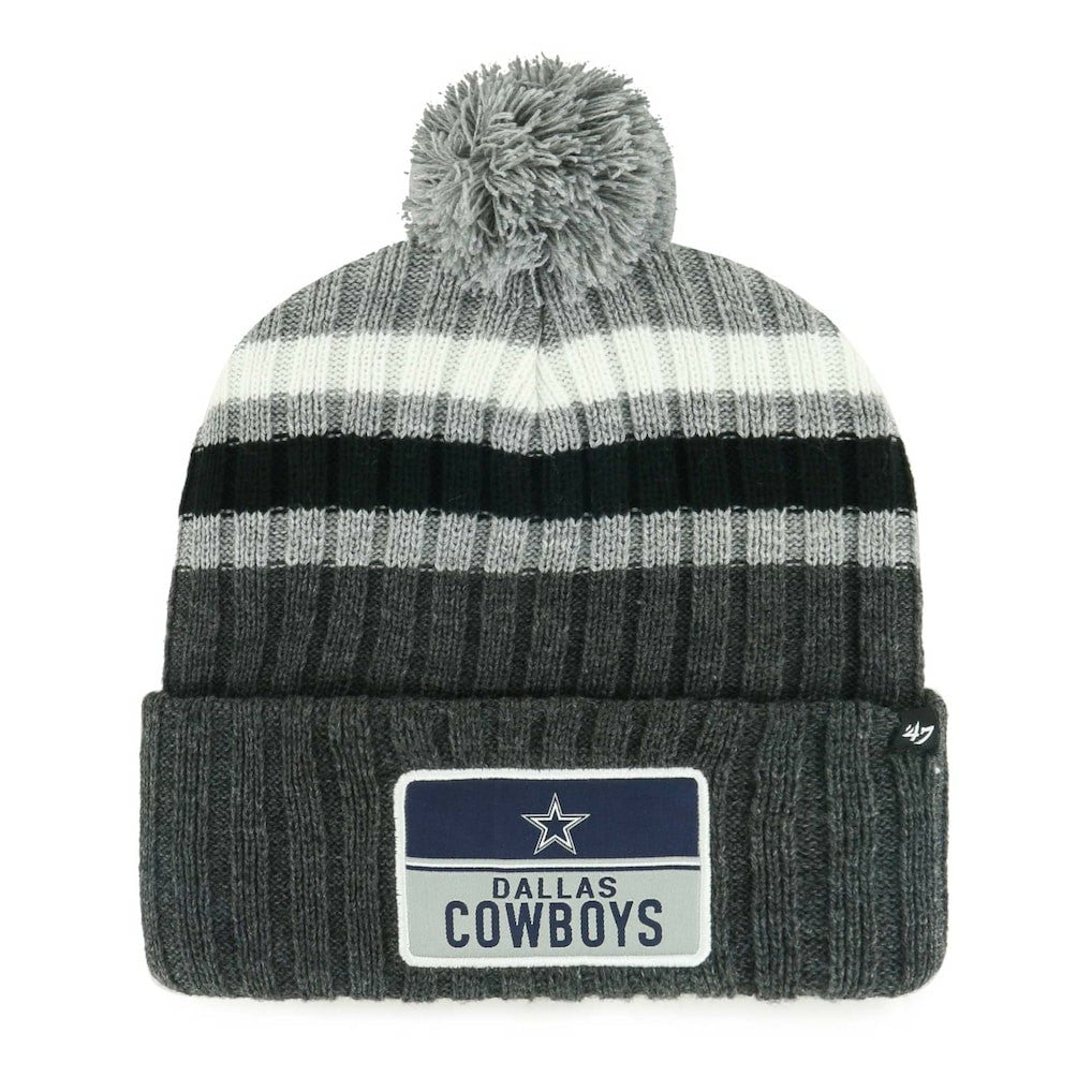 NFL Dallas Cowboys '47 Stack Cuffed Knit Hat with Pom