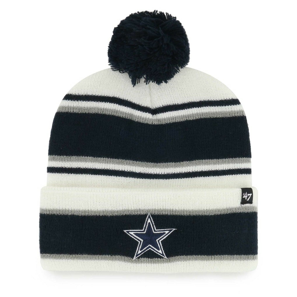 NFL Dallas Cowboys '47 Youth Stripling Cuffed Knit Hat with Pom