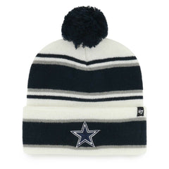 NFL Dallas Cowboys '47 Youth Stripling Cuffed Knit Hat with Pom
