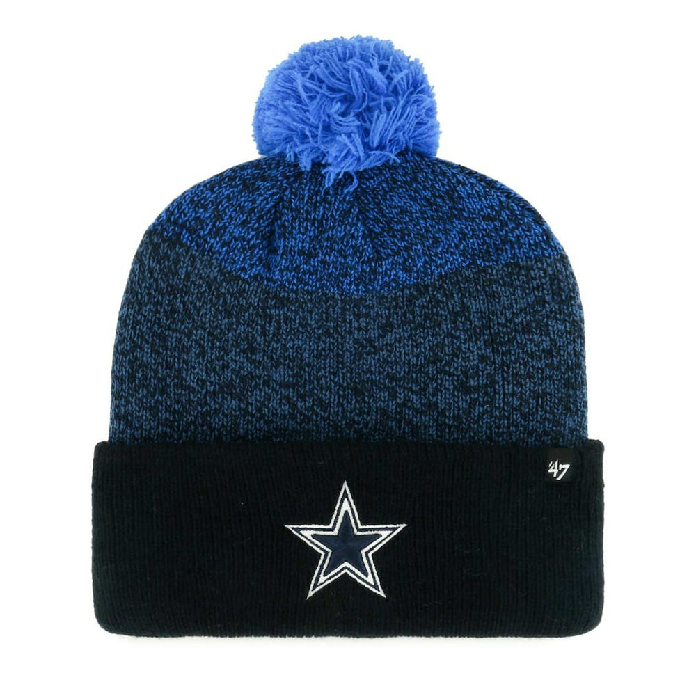 NFL Dallas Cowboys '47 Dark Freeze Cuffed Knit Hat with Pom