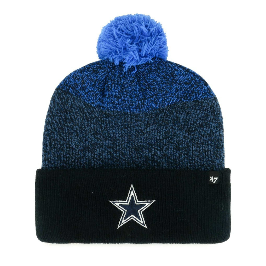 NFL Dallas Cowboys '47 Dark Freeze Cuffed Knit Hat with Pom