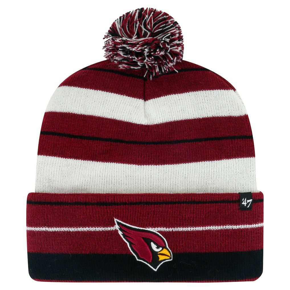NFL Arizona Cardinals '47 Powerline Cuffed Knit Hat with Pom