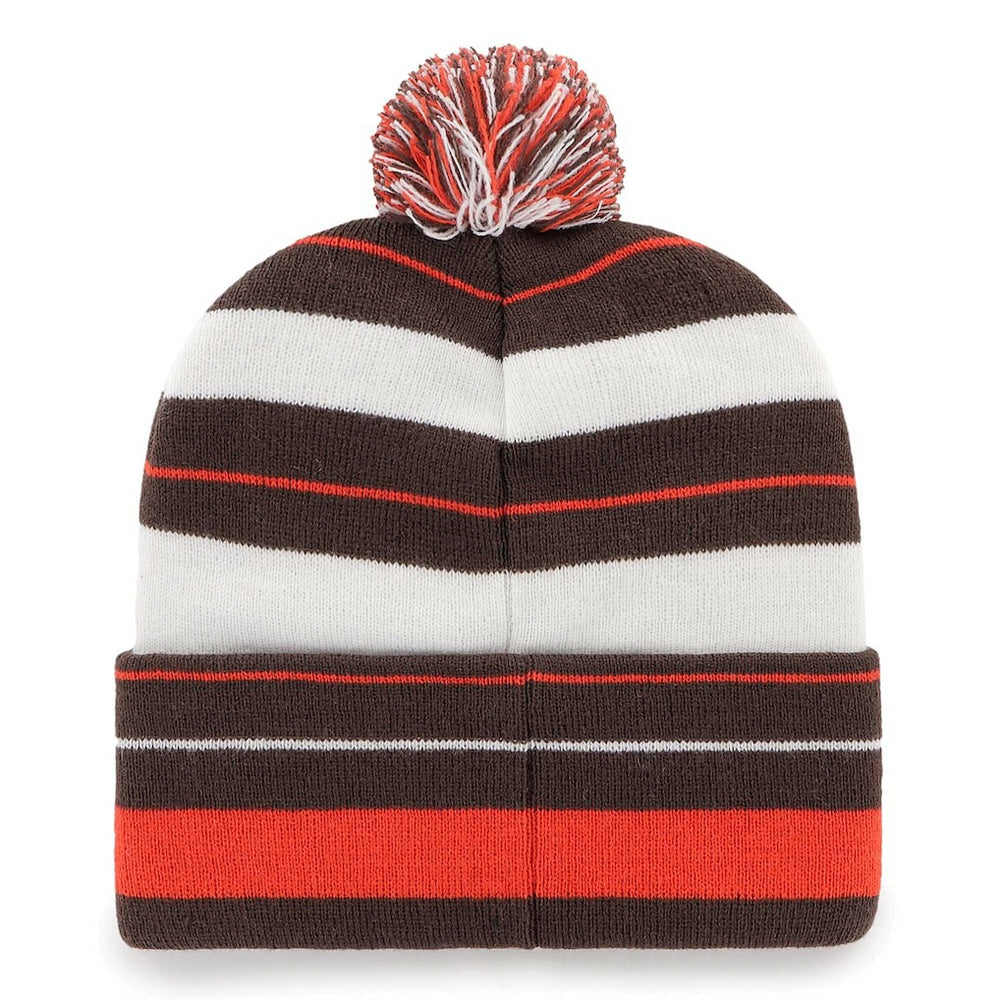 NFL Cleveland Browns '47 Powerline Cuffed Knit Hat with Pom