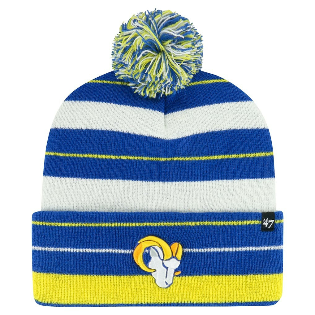 NFL Los Angeles Rams '47 Powerline Cuffed Knit Hat with Pom