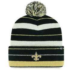 NFL New Orleans Saints '47 Powerline Cuffed Knit Hat with Pom