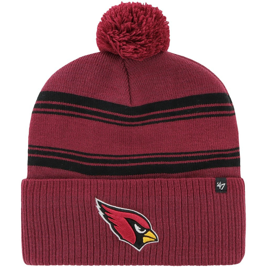 NFL Arizona Cardinals '47 Fadeout Cuffed Knit Hat with Pom