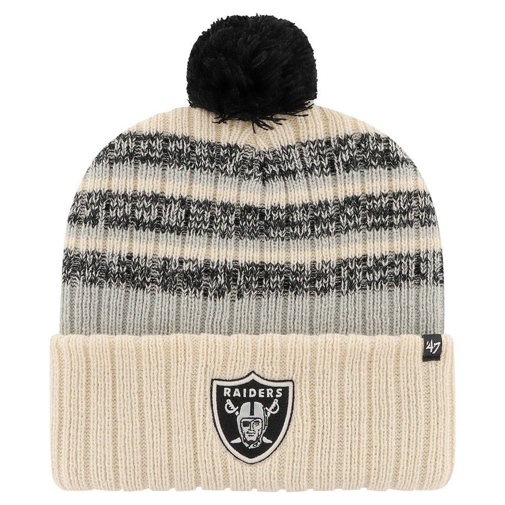 NFL Las Vegas Raiders '47 Tavern Cuffed Knit Hat with Pom
