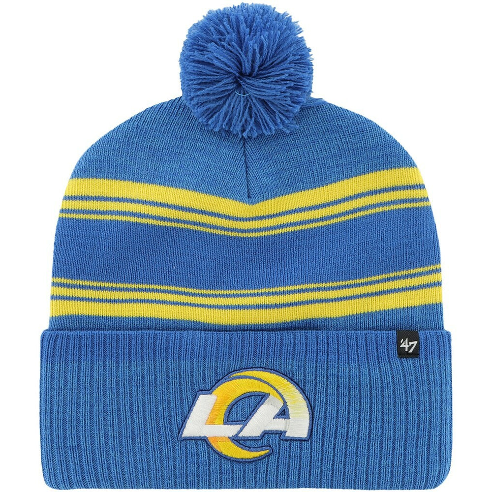 NFL Los Angeles Rams '47 Fadeout Cuffed Knit Hat with Pom