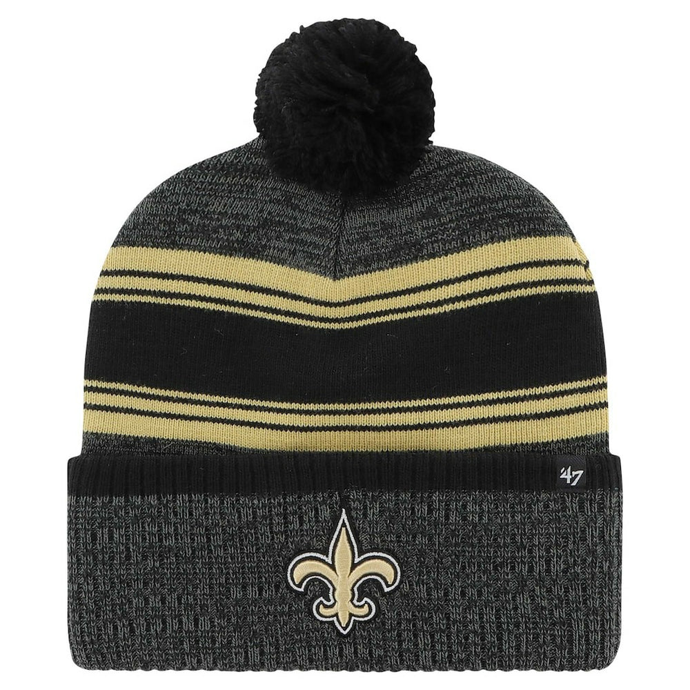 NFL New Orleans Saints '47 Fadeout Cuffed Knit Hat with Pom