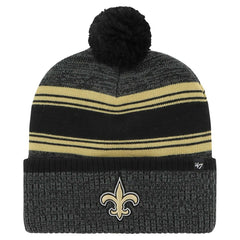 NFL New Orleans Saints '47 Fadeout Cuffed Knit Hat with Pom