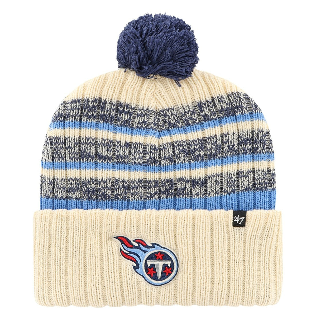 NFL Tennessee Titans '47 Tavern Cuffed Knit Hat with Pom
