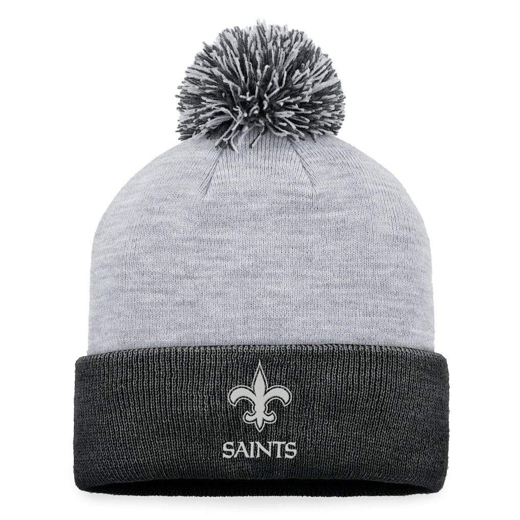 NFL New Orleans Saints Women's Cuffed Knit Hat with Pom