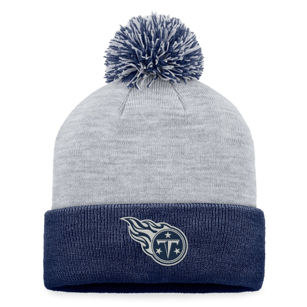 NFL Tennessee Titans Women's Cuffed Knit Hat with Pom