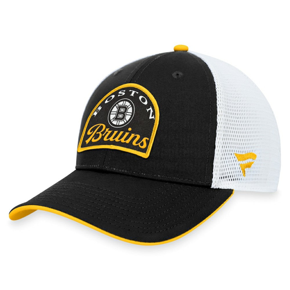 Boston Bruins Fanatics Fundamental Adjustable Hat