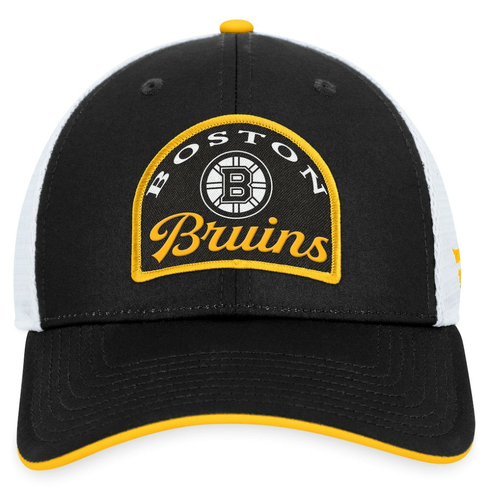 Boston Bruins Fanatics Fundamental Adjustable Hat