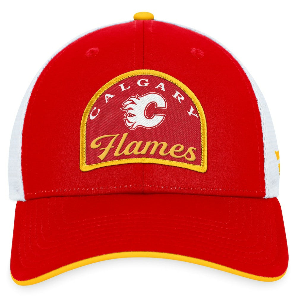 Calgary Flames Fanatics Fundamental Adjustable Hat