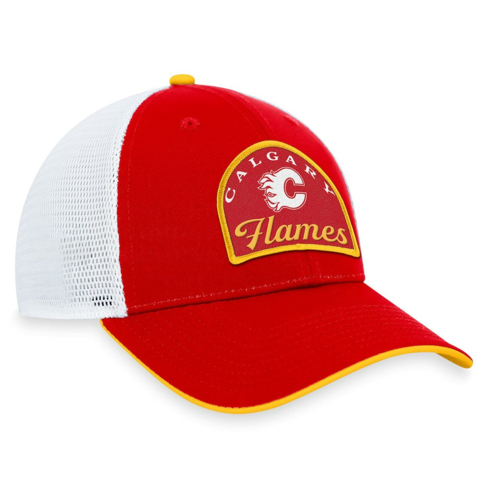 Calgary Flames Fanatics Fundamental Adjustable Hat