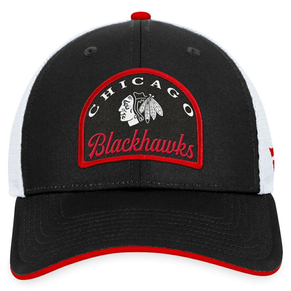 Chicago Blackhawks Fanatics Fundamental Adjustable Hat