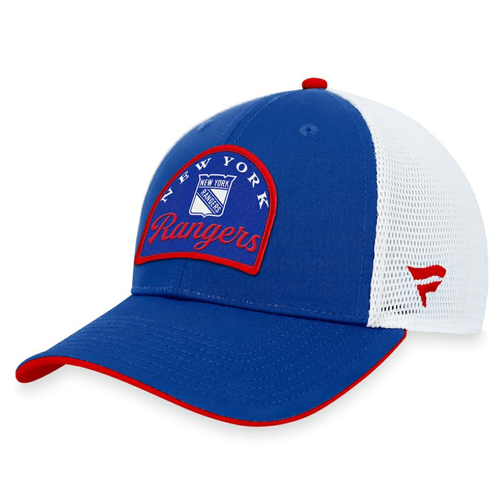 New York Rangers Fanatics Fundamental Adjustable Hat