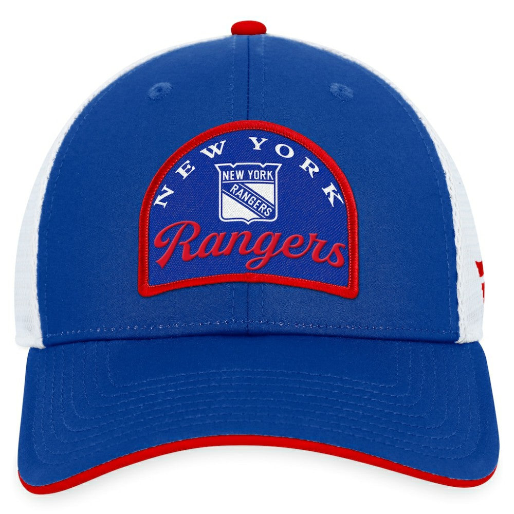New York Rangers Fanatics Fundamental Adjustable Hat