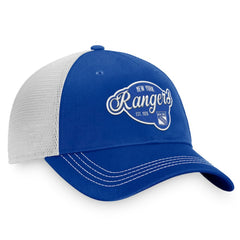 New York Rangers Fanatics Women's Fundamental Trucker Adjustable Hat