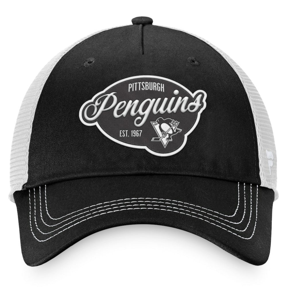 Pittsburgh Penguins Fanatics Women's Fundamental Trucker Adjustable Hat
