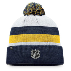 St. Louis Blues Fanatics Fundamental Cuffed Knit Hat with Pom