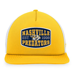 Nashville Predators Fanatics Foam Front Patch Trucker Snapback Hat