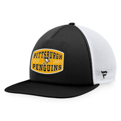 Pittsburgh Penguins Fanatics Foam Front Patch Trucker Snapback Hat