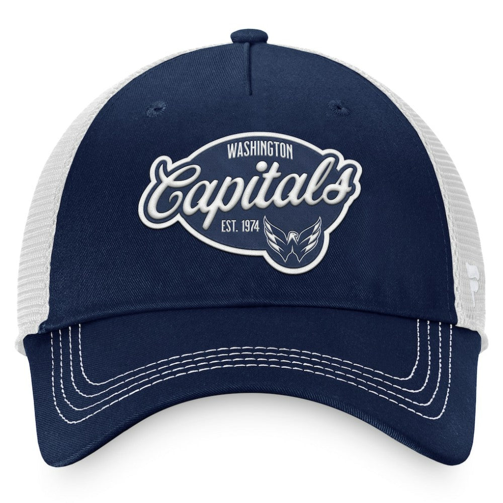 Washington Capitals Fanatics Women's Fundamental Trucker Adjustable Hat