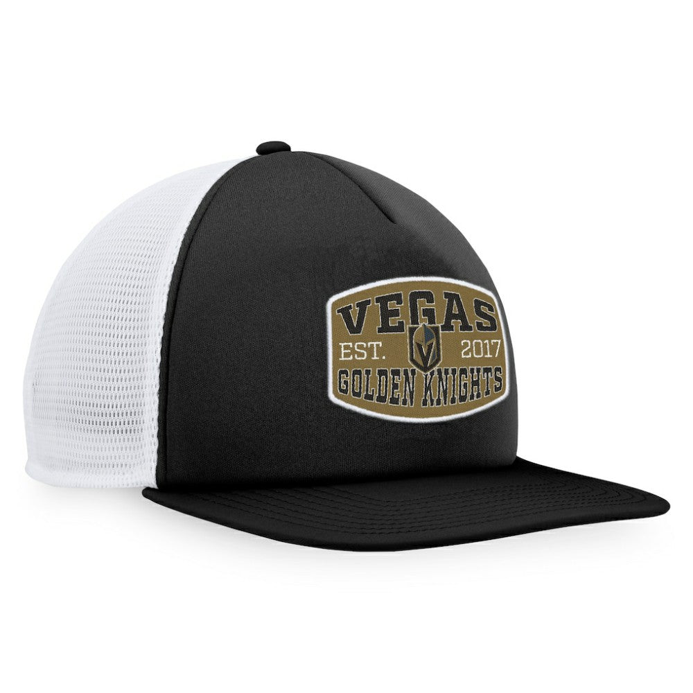 Vegas Golden Knights Fanatics Foam Front Patch Trucker Snapback Hat