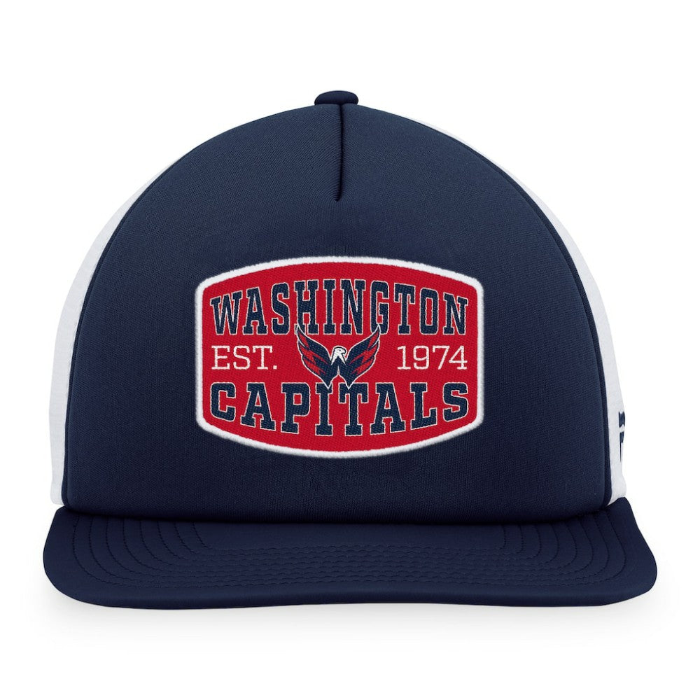Washington Capitals Fanatics Foam Front Patch Trucker Snapback Hat