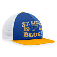 St. Louis Blues Fanatics Heritage Vintage Foam Front Trucker Snapback Hat