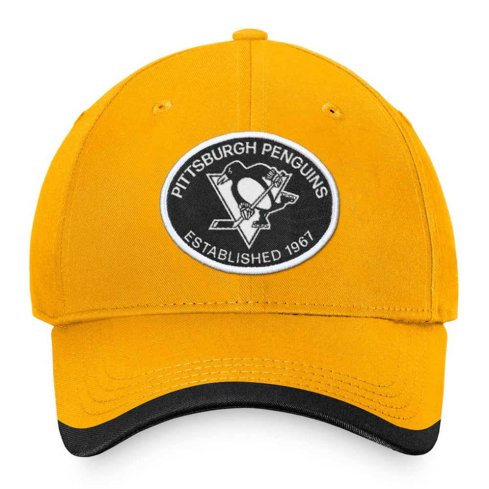 Pittsburgh Penguins Fanatics Fundamental Adjustable Hat
