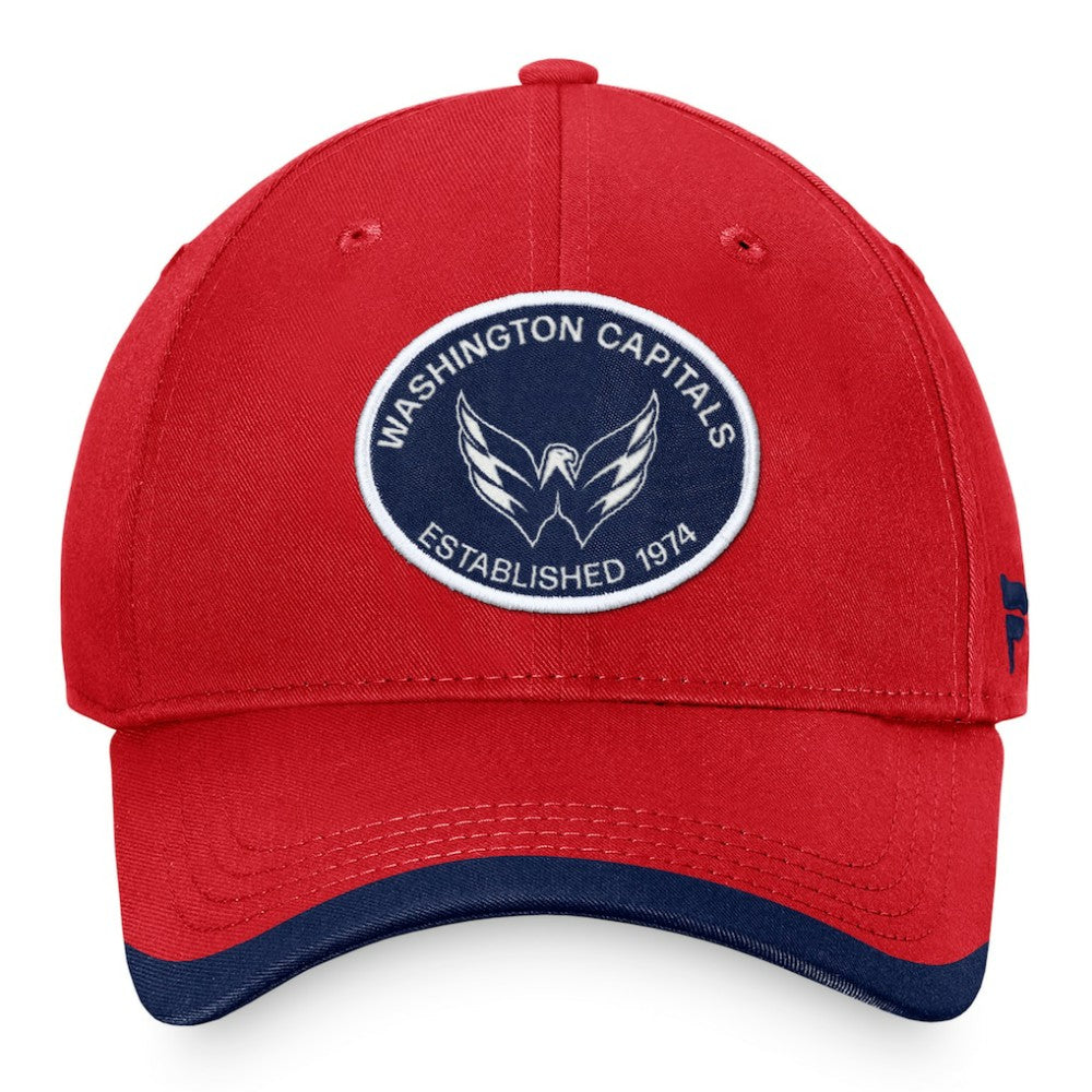 Washington Capitals Fanatics Fundamental Adjustable Hat