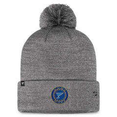 St. Louis Blues Fanatics Authentic Pro Home Ice Cuffed Knit Hat with Pom