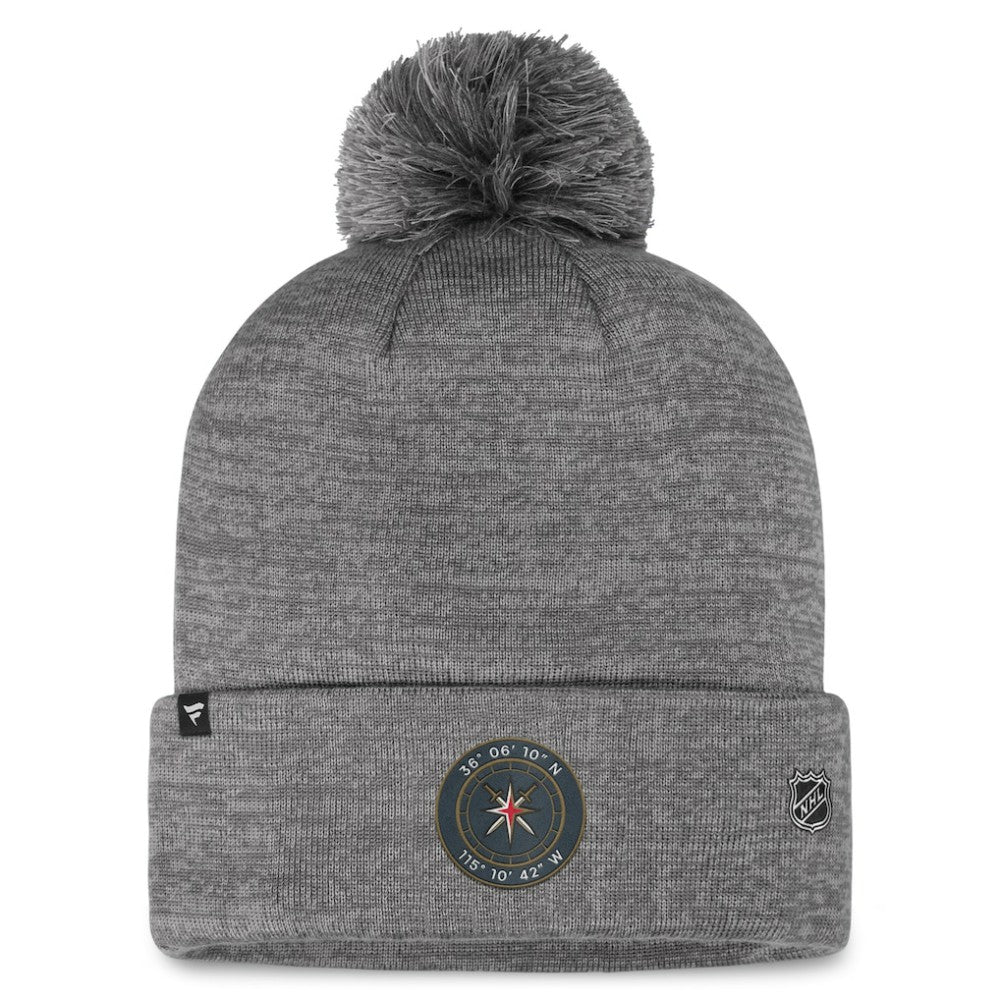 Vegas Golden Knights Fanatics Authentic Pro Home Ice Cuffed Knit Hat with Pom